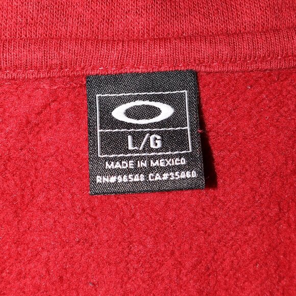 Vintage Oakley Full Zip Jacket – Red (Men’s L) - Picture 4 of 10